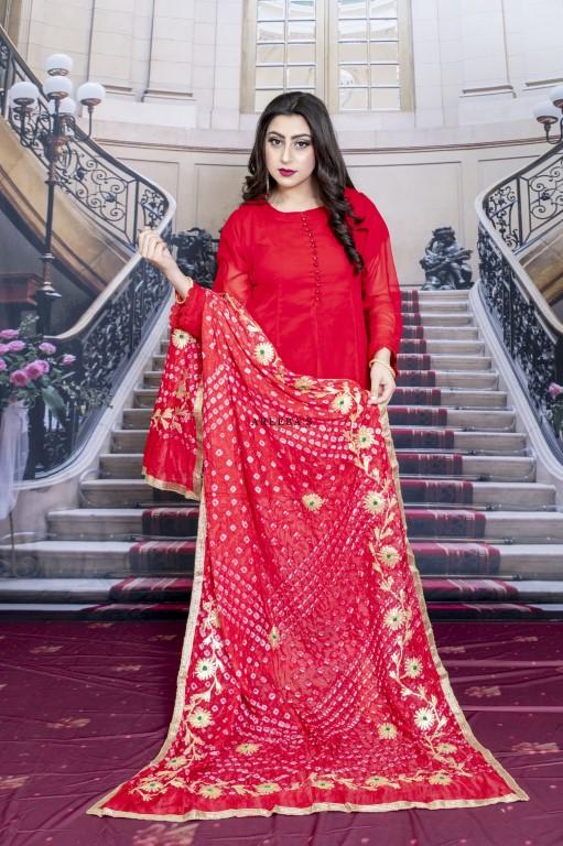 Cherry Chunri- Areeba's Couture