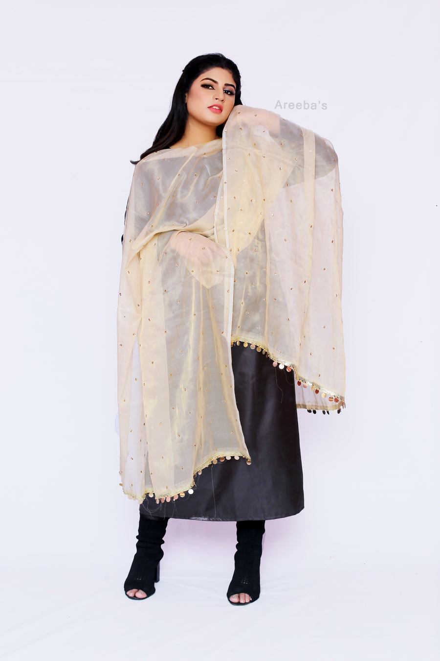 Bone embellished- Areeba's Couture