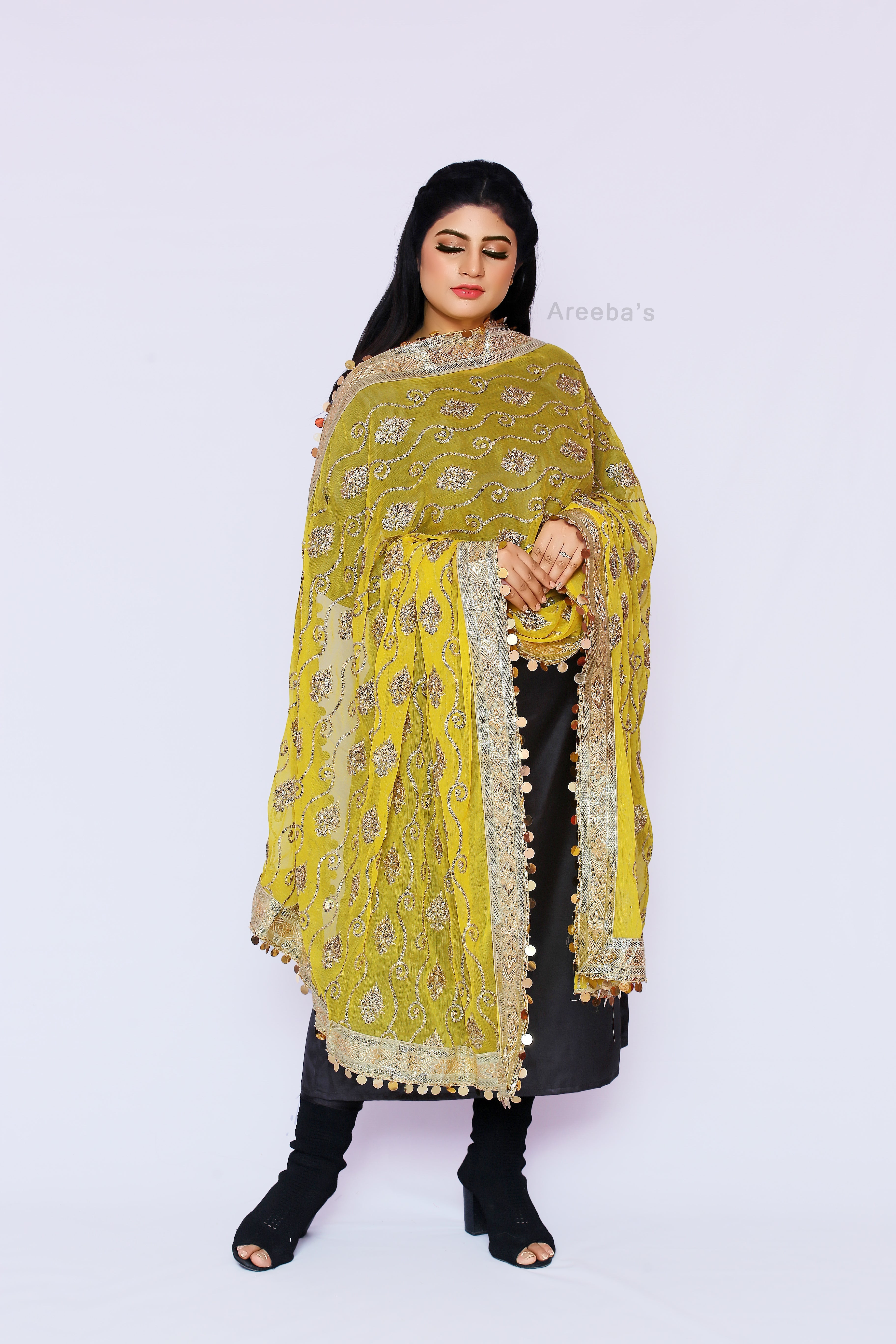 Dupatta 148- Areeba's Couture