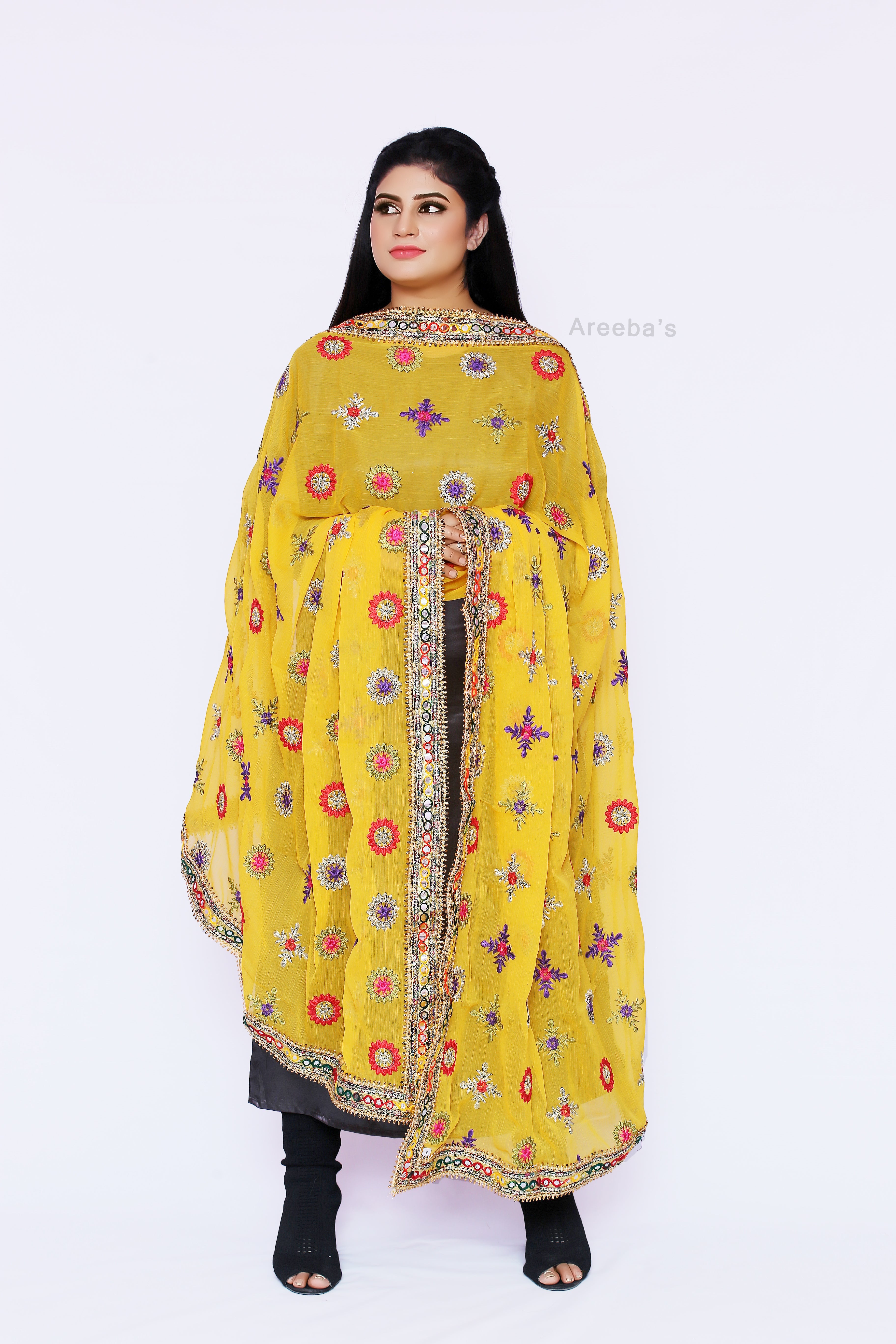 Dupatta 154- Areeba's Couture