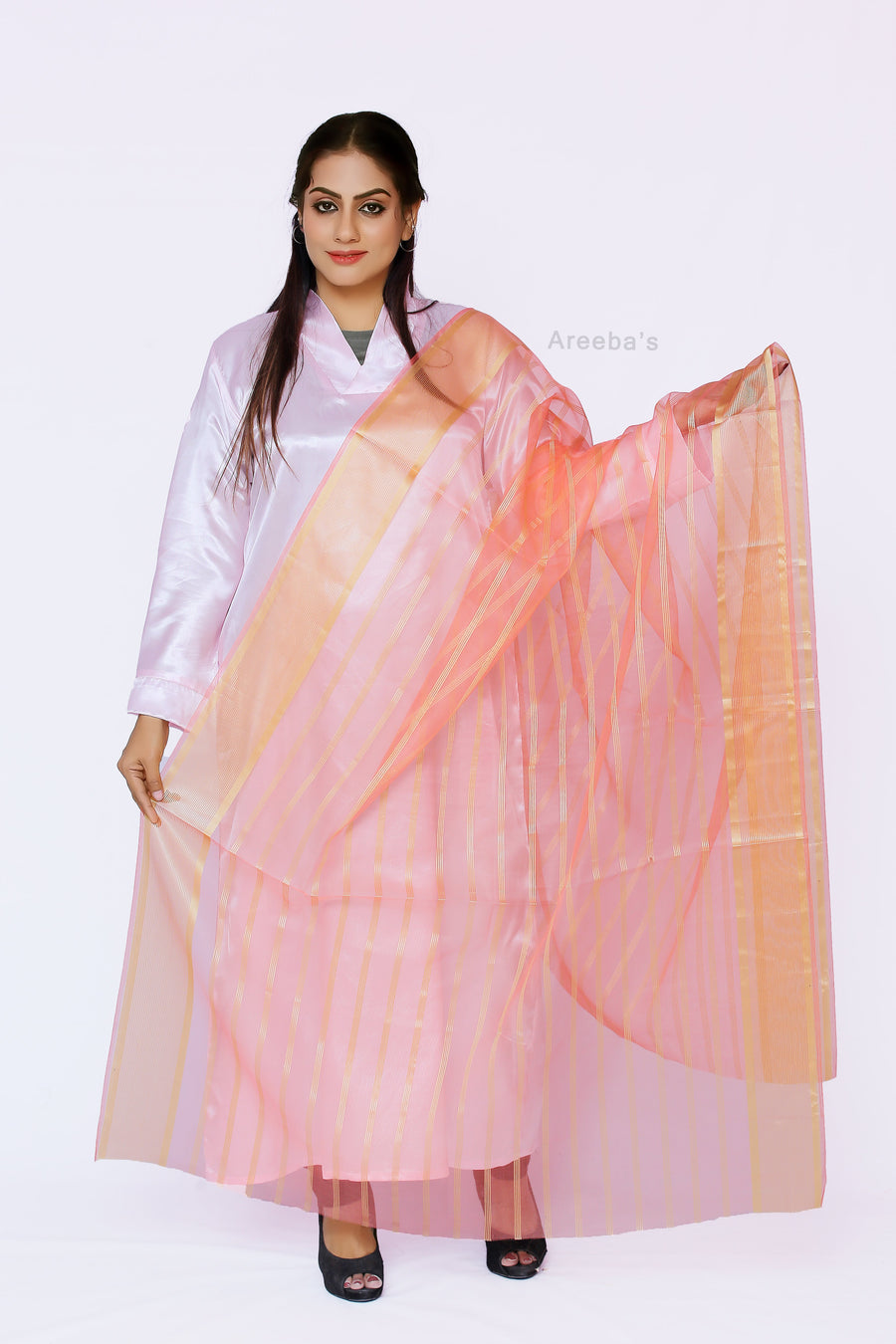 Digital printed organza- Areeba's Couture