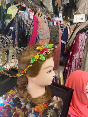 Floral Hairband- Areeba's Couture