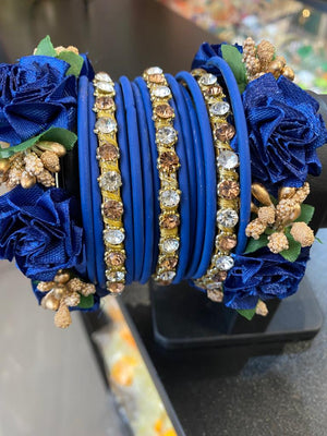 Flower Bangles set A- Areeba's Couture