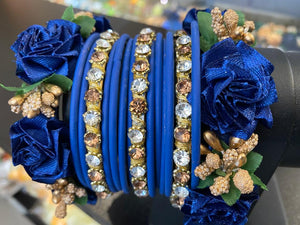 Flower Bangles set A- Areeba's Couture