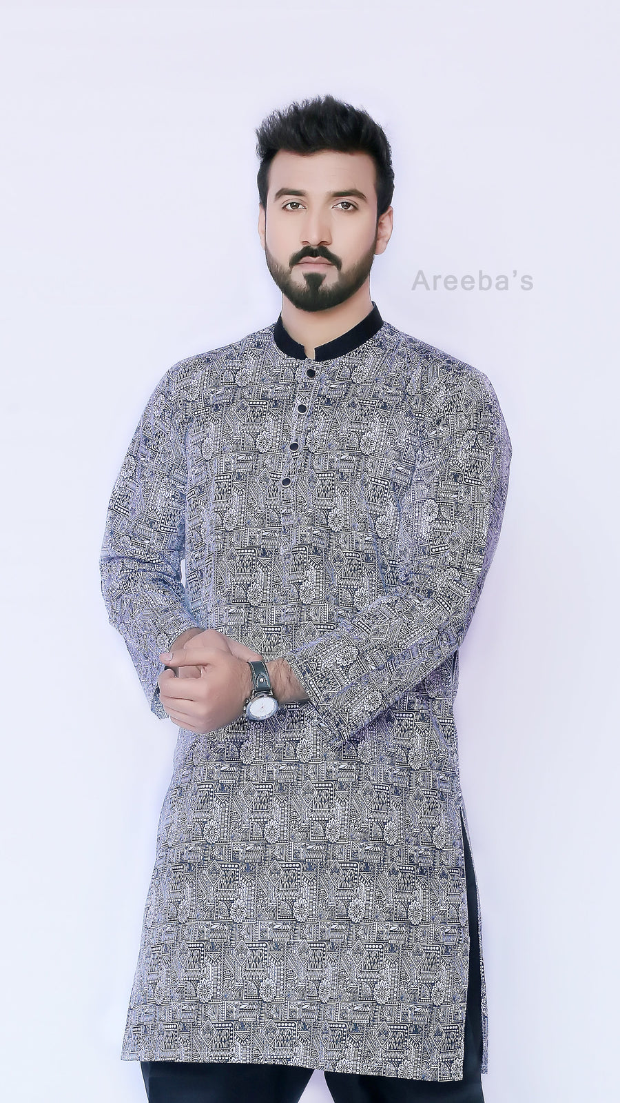 Gents Pakistani Salwar kameez suit YC003- Areeba's Couture