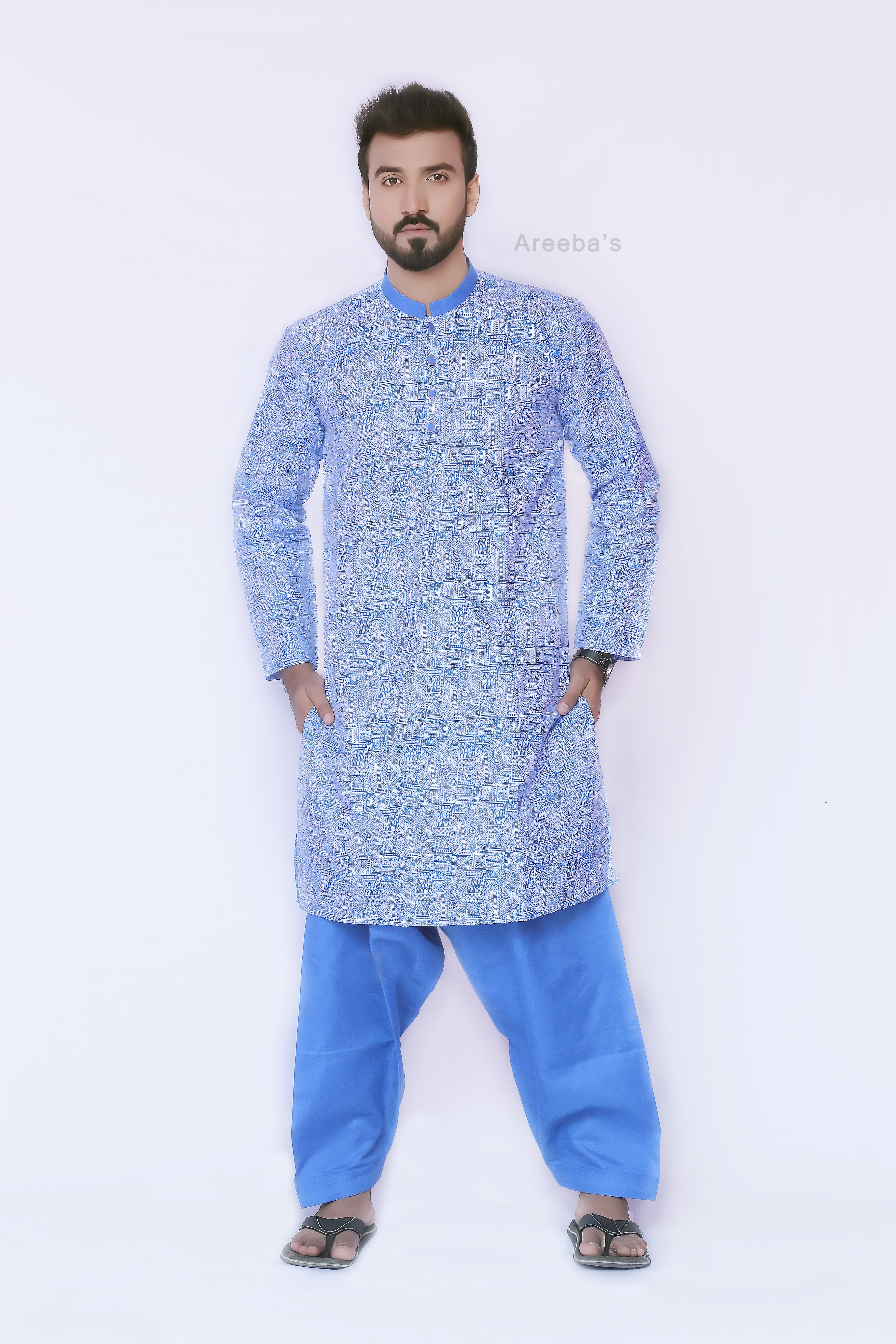 Gents Pakistani Salwar kameez suit YC004- Areeba's Couture