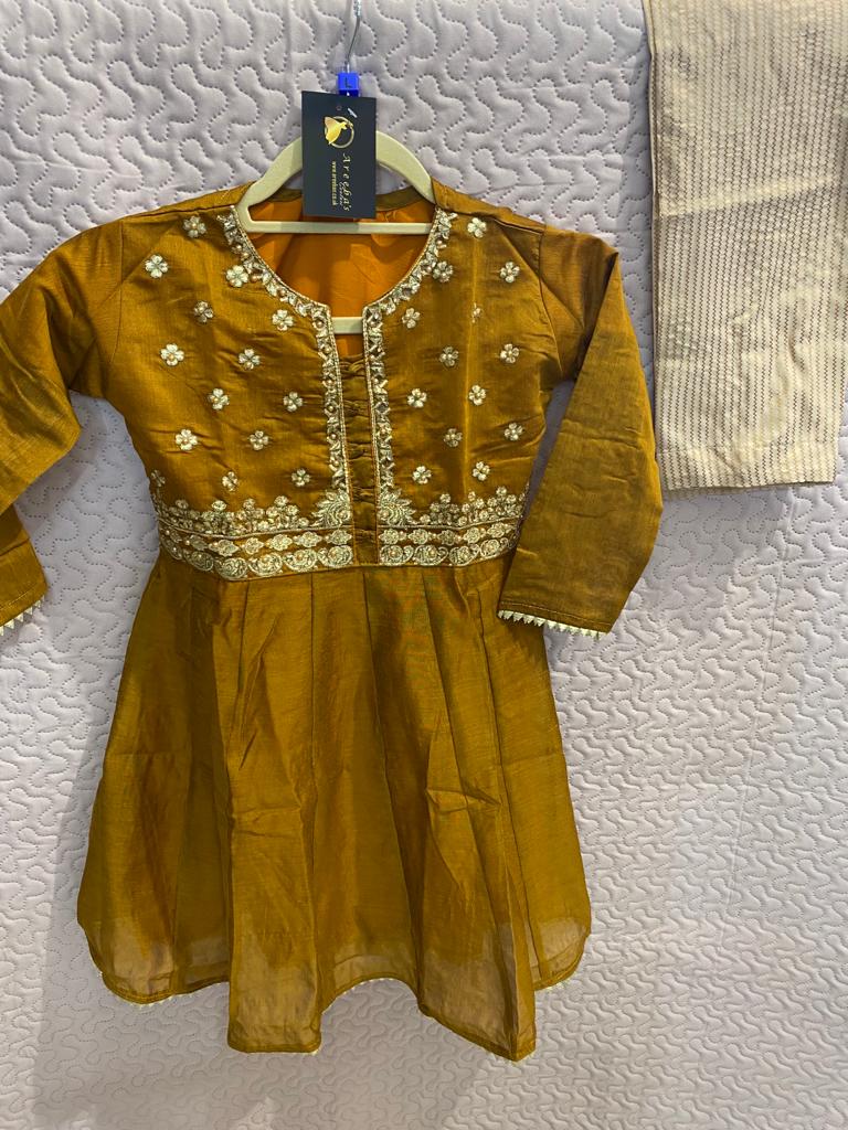 Girls Pakistani dress sb12- Areeba's Couture