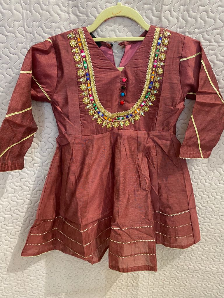 Girls Pakistani dress sb18- Areeba's Couture