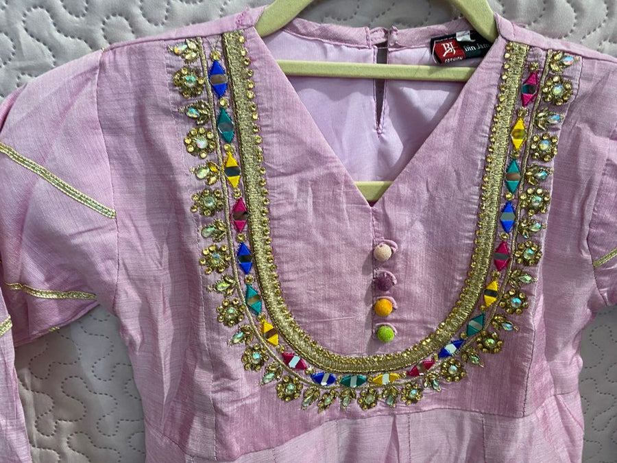 Girls Pakistani dress sb20- Areeba's Couture