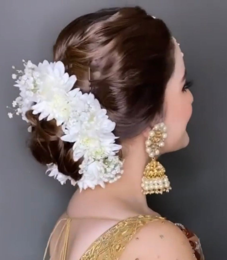 Hair Floral Gajra- Areeba's Couture