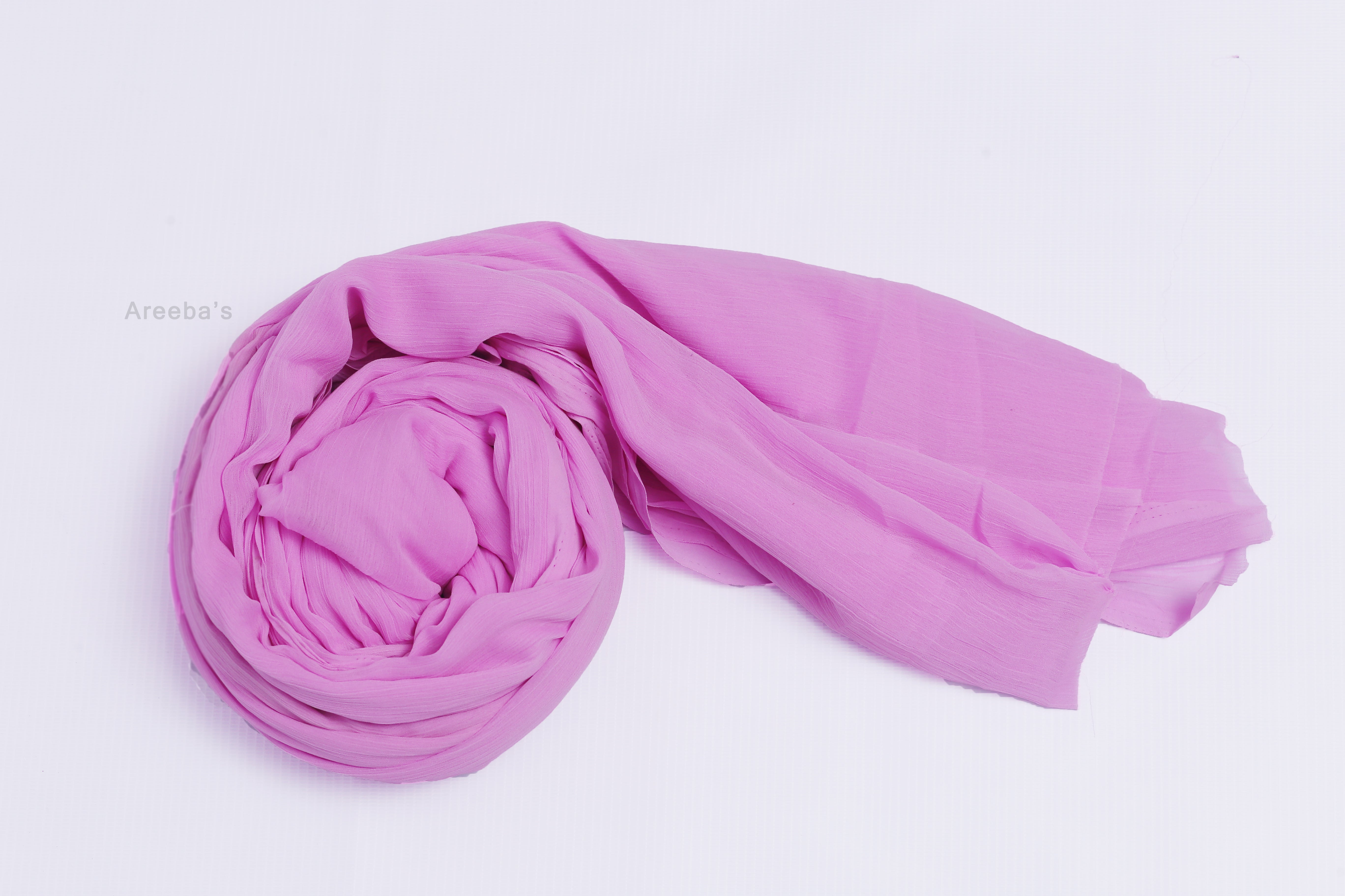 Head Scarf - Chiffon #d791cf- Areeba's Couture