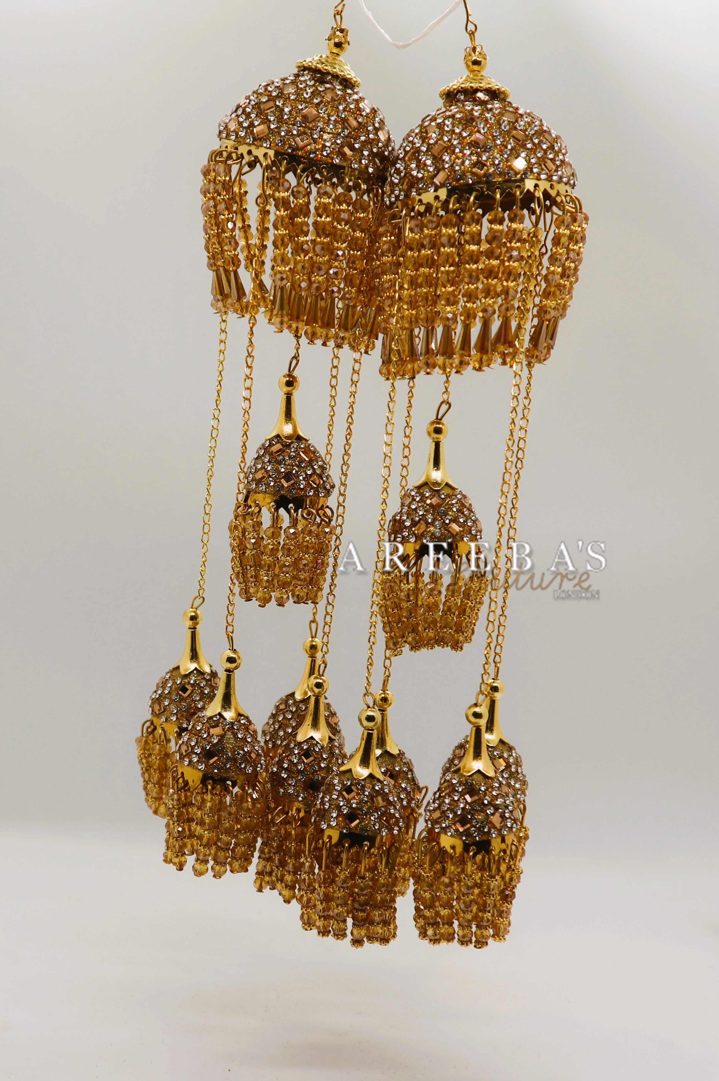 Kaleera Kangan / Bridal hand hanging- Areeba's Couture