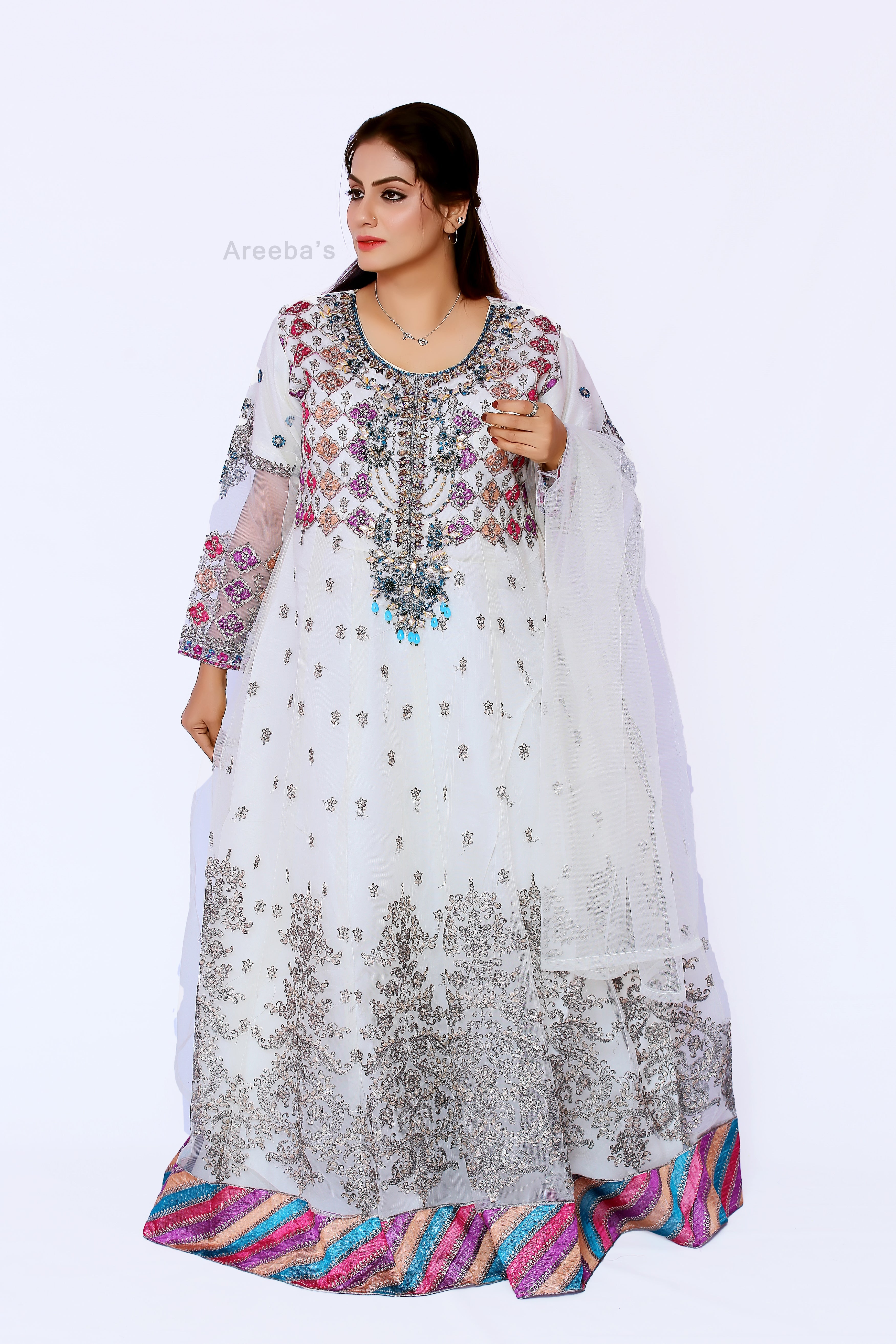 Nadia K Maxi/ Long dress- Areeba's Couture