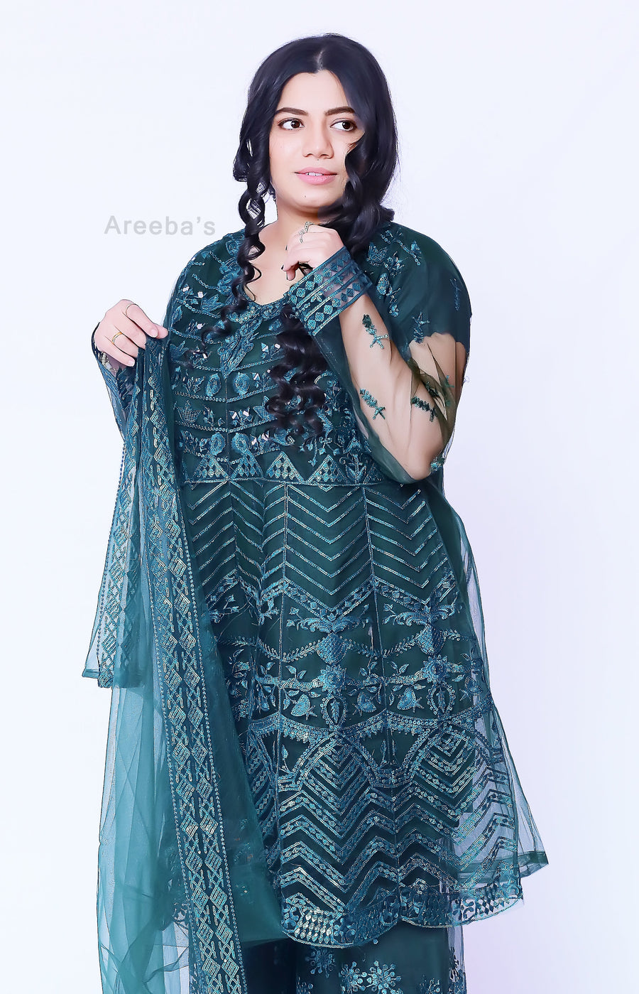 Nadia K Party suit AG4- Areeba's Couture