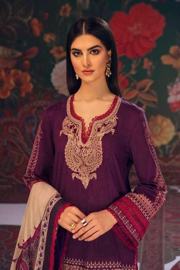 SANA SAFINAZ MAHAY H211-010B-CG NK10B 3PCS- Areeba's Couture