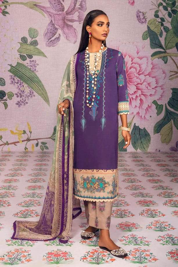 SANA SAFINAZ MAHAY H211-011A-AI NK11A 3PCS- Areeba's Couture